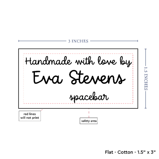 PPLR_HIDDEN_PRODUCT Text Only Medium Large Label (1.5"x3"-Cotton)