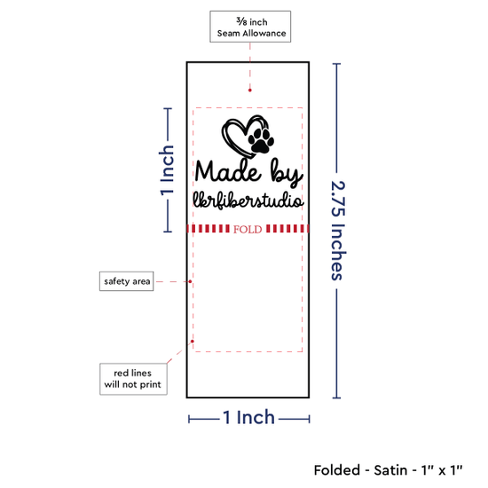 PPLR_HIDDEN_PRODUCT Heart and Paw Print (1" wide - Satin)