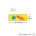 PPLR_HIDDEN_PRODUCT Print your Logo or Image on FLAT Cotton Tags