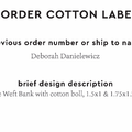PPLR_HIDDEN_PRODUCT Reorder Previous Label Design - COTTON