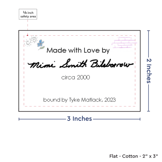 PPLR_HIDDEN_PRODUCT Print your Logo or Image on FLAT Cotton Tags