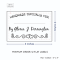 PPLR_HIDDEN_PRODUCT Double heart border with Fill in Blanks (2"x3" Cotton - 12 labels/set)