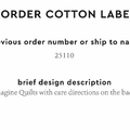 PPLR_HIDDEN_PRODUCT Reorder Previous Label Design - COTTON
