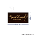 PPLR_HIDDEN_PRODUCT Print your Logo or Image on FLAT Cotton Tags
