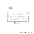 PPLR_HIDDEN_PRODUCT Print your Logo or Image on FLAT Cotton Tags