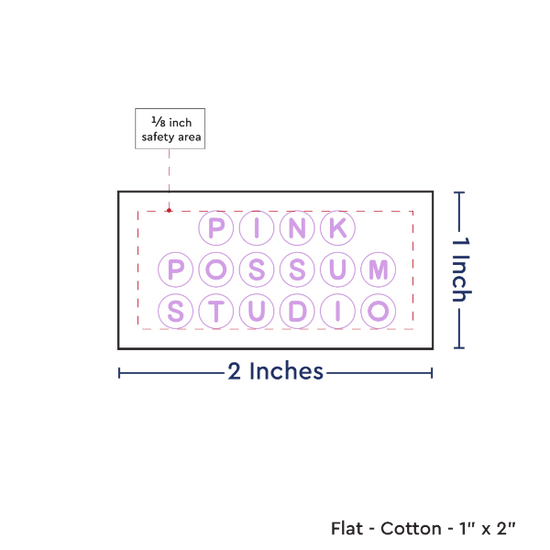 PPLR_HIDDEN_PRODUCT Print your Logo or Image on FLAT Cotton Tags
