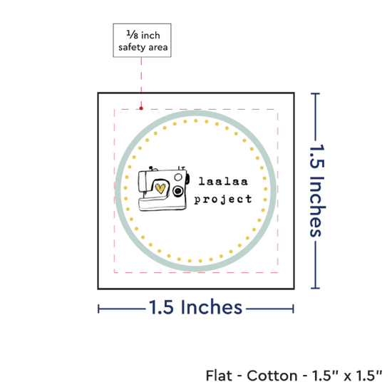 PPLR_HIDDEN_PRODUCT Print your Logo or Image on FLAT Cotton Tags