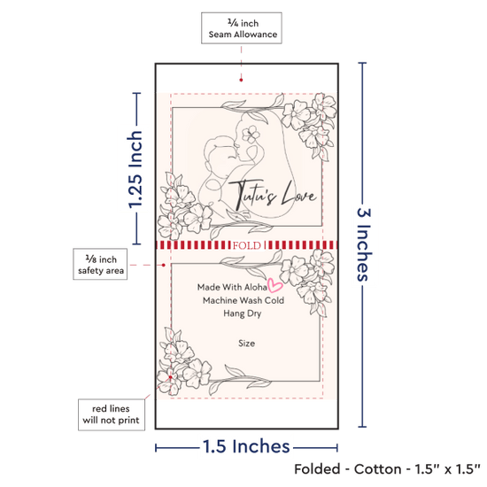 PPLR_HIDDEN_PRODUCT Print Your Logo or Image on FOLDED Cotton Tags