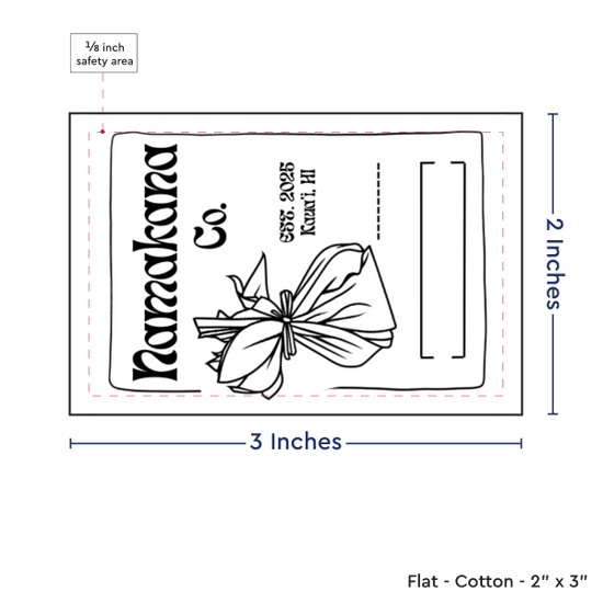 PPLR_HIDDEN_PRODUCT Print your Logo or Image on FLAT Cotton Tags