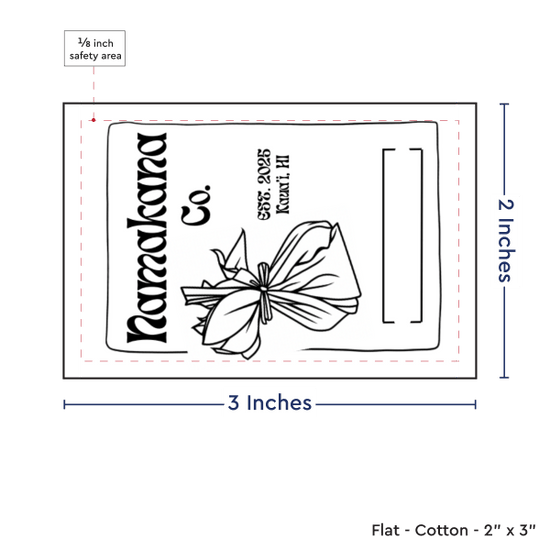 PPLR_HIDDEN_PRODUCT Print your Logo or Image on FLAT Cotton Tags
