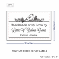 PPLR_HIDDEN_PRODUCT Winter Bird (2"x3" Cotton - 12 labels/set)