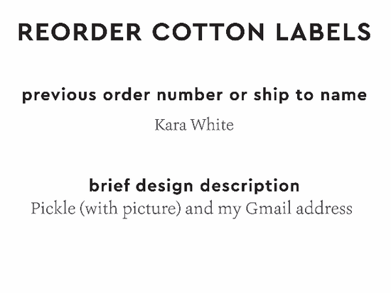 PPLR_HIDDEN_PRODUCT Reorder Previous Label Design - COTTON