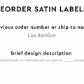 PPLR_HIDDEN_PRODUCT Reorder Previous Label Design - SATIN