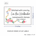 PPLR_HIDDEN_PRODUCT Thread and Flowers (2"x3" Cotton - 12 labels/set)