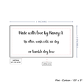 PPLR_HIDDEN_PRODUCT Text Only Medium Large Label (1.5"x3"-Cotton)