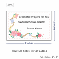 PPLR_HIDDEN_PRODUCT Thread and Flowers (2"x3" Cotton - 12 labels/set)