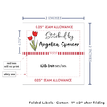 PPLR_HIDDEN_PRODUCT Spring Tulips (2"x1"-Cotton)