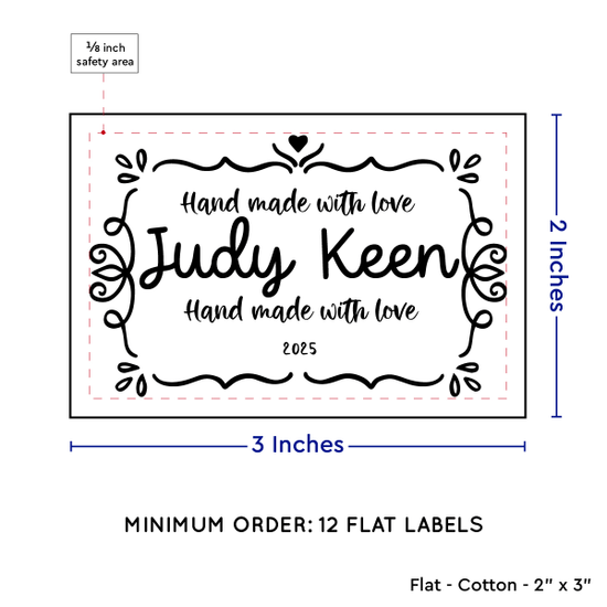 PPLR_HIDDEN_PRODUCT Swirl Accent Border (2"x3" Cotton - 12 labels/set)