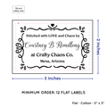 PPLR_HIDDEN_PRODUCT Swirl Accent Border (2"x3" Cotton - 12 labels/set)