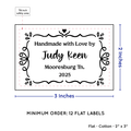 PPLR_HIDDEN_PRODUCT Swirl Accent Border (2"x3" Cotton - 12 labels/set)