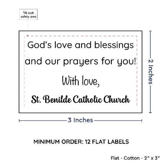 PPLR_HIDDEN_PRODUCT Large Text Only Label (2"x3"-Cotton)