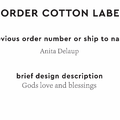 PPLR_HIDDEN_PRODUCT Reorder Previous Label Design - COTTON