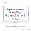PPLR_HIDDEN_PRODUCT Double Heart Quote (2"x3" Cotton - 12 labels/set)