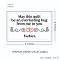 PPLR_HIDDEN_PRODUCT Double Heart Quote (2"x3" Cotton - 12 labels/set)
