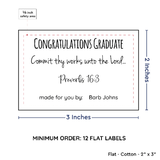 PPLR_HIDDEN_PRODUCT Large Text Only Label (2"x3"-Cotton)