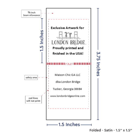 PPLR_HIDDEN_PRODUCT Print your logo/Image on Satin Tags (1.5" wide - Satin)