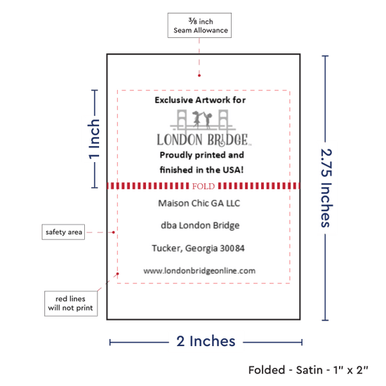 PPLR_HIDDEN_PRODUCT Print your Logo or Image on Satin Tags (2" wide - Satin)
