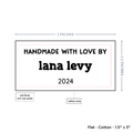 PPLR_HIDDEN_PRODUCT Text Only Medium Large Label (1.5"x3"-Cotton)