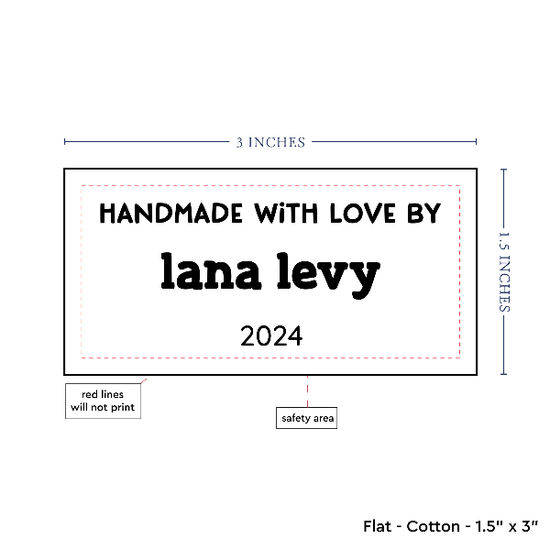 PPLR_HIDDEN_PRODUCT Text Only Medium Large Label (1.5"x3"-Cotton)