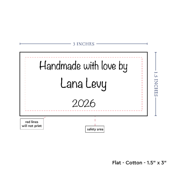 PPLR_HIDDEN_PRODUCT Text Only Medium Large Label (1.5"x3"-Cotton)