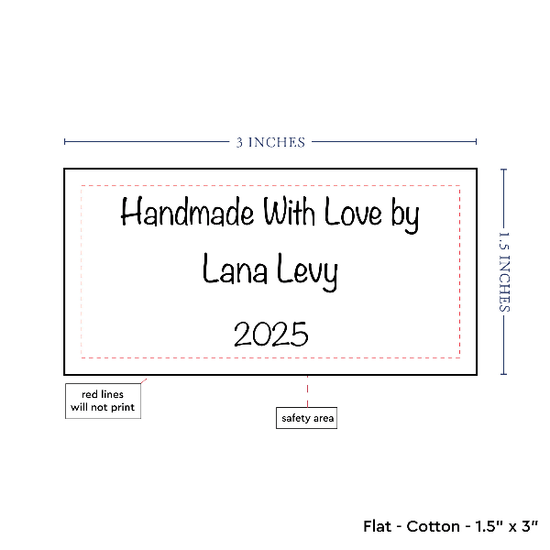 PPLR_HIDDEN_PRODUCT Text Only Medium Large Label (1.5"x3"-Cotton)