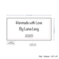 PPLR_HIDDEN_PRODUCT Text Only Medium Large Label (1.5"x3"-Cotton)