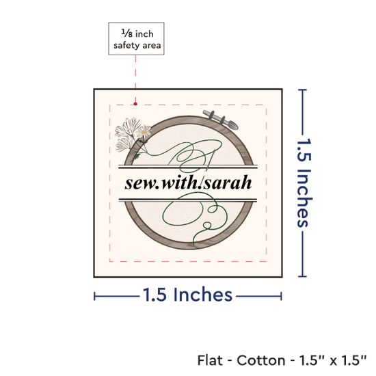 PPLR_HIDDEN_PRODUCT Print your Logo or Image on FLAT Cotton Tags