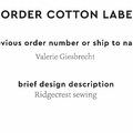 PPLR_HIDDEN_PRODUCT Reorder Previous Label Design - COTTON