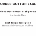 PPLR_HIDDEN_PRODUCT Reorder Previous Label Design - COTTON