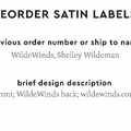 PPLR_HIDDEN_PRODUCT Reorder Previous Label Design - SATIN