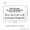 PPLR_HIDDEN_PRODUCT Double Heart Quote (2"x3" Cotton - 12 labels/set)