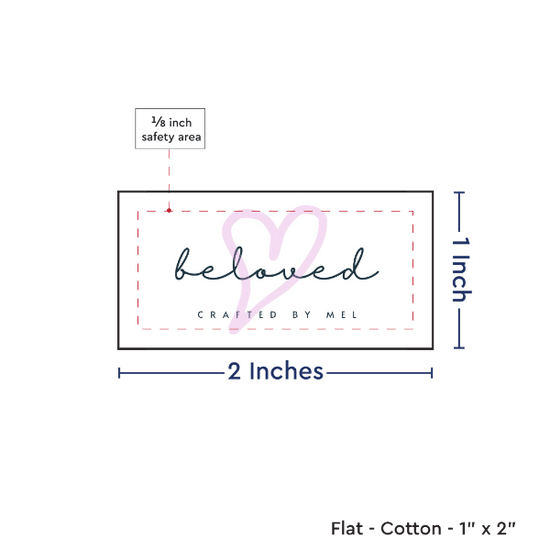 PPLR_HIDDEN_PRODUCT Print your Logo or Image on FLAT Cotton Tags