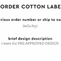 PPLR_HIDDEN_PRODUCT Reorder Previous Label Design - COTTON