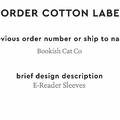 PPLR_HIDDEN_PRODUCT Reorder Previous Label Design - COTTON