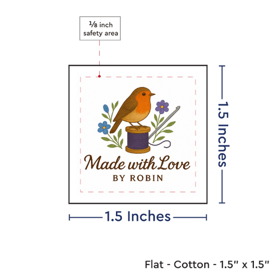 PPLR_HIDDEN_PRODUCT Print your Logo or Image on FLAT Cotton Tags
