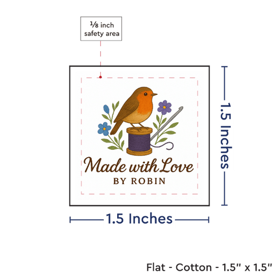 PPLR_HIDDEN_PRODUCT Print your Logo or Image on FLAT Cotton Tags