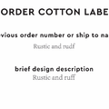 PPLR_HIDDEN_PRODUCT Reorder Previous Label Design - COTTON
