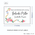 PPLR_HIDDEN_PRODUCT Thread and Flowers (2"x3" Cotton - 12 labels/set)