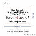 PPLR_HIDDEN_PRODUCT Double Heart Quote (2"x3" Cotton - 12 labels/set)