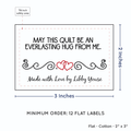 PPLR_HIDDEN_PRODUCT Double Heart Quote (2"x3" Cotton - 12 labels/set)